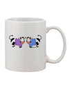 Elegant Sweater Cows Print 11 oz Coffee Mug - TooLoud-11 OZ Coffee Mug-TooLoud-White-Davson Sales