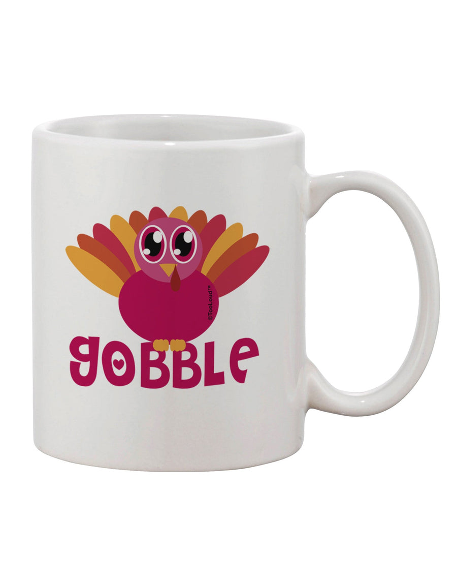 Elegant Turkey Pink Printed 11 oz Coffee Mug - TooLoud-11 OZ Coffee Mug-TooLoud-White-Davson Sales