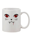 Elegant Vamp Kitty Printed 11 oz Coffee Mug - TooLoud-11 OZ Coffee Mug-TooLoud-White-Davson Sales