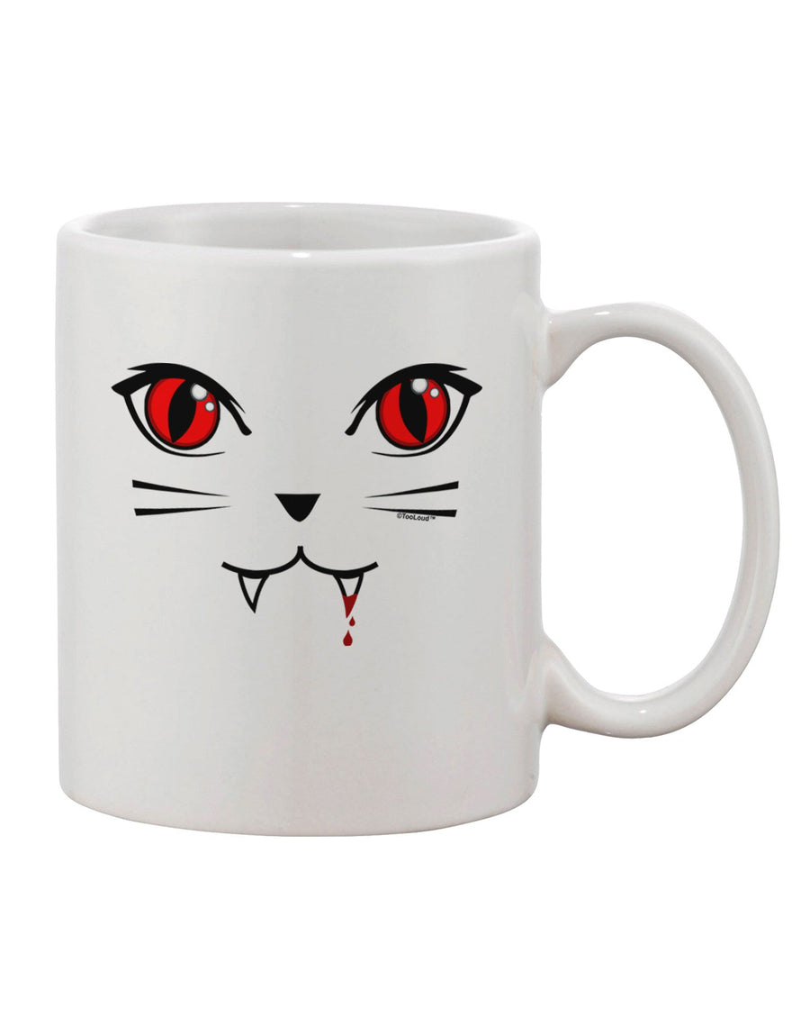 Elegant Vamp Kitty Printed 11 oz Coffee Mug - TooLoud-11 OZ Coffee Mug-TooLoud-White-Davson Sales