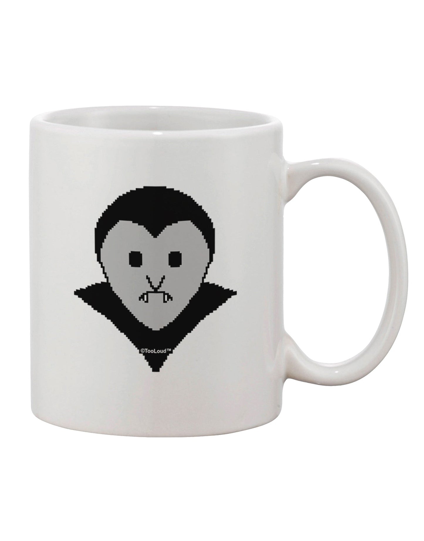 Elegant Vampire-Themed 11 oz Coffee Mug - TooLoud-11 OZ Coffee Mug-TooLoud-White-Davson Sales