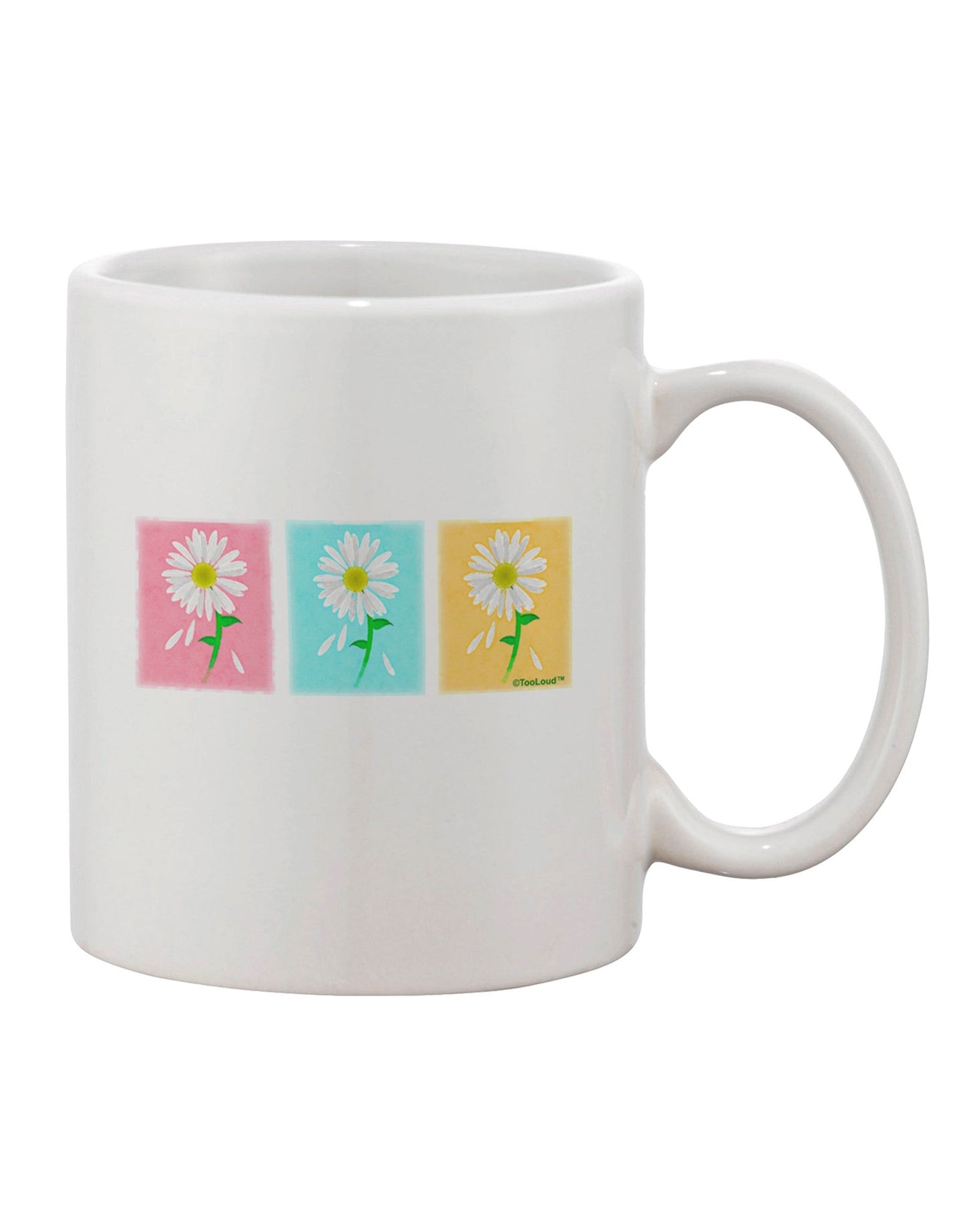 Elegant Watercolor Floral Print 11 oz Coffee Mug - TooLoud-11 OZ Coffee Mug-TooLoud-White-Davson Sales