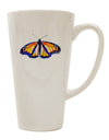 Elegant Watercolor Monarch Butterfly Conical Latte Coffee Mug - Perfect for Savoring Your Favorite Beverages TooLoud-Conical Latte Mug-TooLoud-White-Davson Sales
