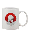 Elegant Watercolor Scary Clown 11 oz Coffee Mug - TooLoud-11 OZ Coffee Mug-TooLoud-White-Davson Sales
