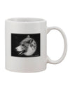 Elegant White Wolf Moon 11 oz Coffee Mug - Perfect for Sipping in Style TooLoud-11 OZ Coffee Mug-TooLoud-White-Davson Sales