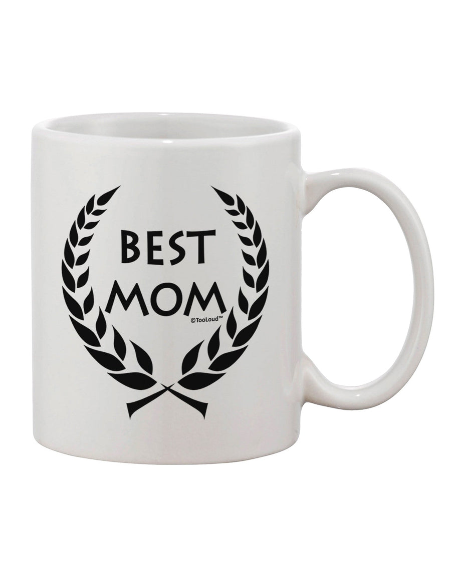 Elegant Wreath Design Printed 11 oz Coffee Mug - A Must-Have for Every Mom TooLoud-11 OZ Coffee Mug-TooLoud-White-Davson Sales