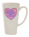 Elevate Mom's First Mother's Day with a Stylish Pink 16 Ounce Conical Latte Coffee Mug - TooLoud-Conical Latte Mug-TooLoud-White-Davson Sales