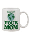 Elevate Your Appreciation for Mother Earth with our Color Printed 11 oz Coffee Mug - TooLoud-11 OZ Coffee Mug-TooLoud-White-Davson Sales