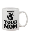 Elevate Your Appreciation - Mother Earth Design Printed 11 oz Coffee Mug - TooLoud-11 OZ Coffee Mug-TooLoud-White-Davson Sales