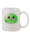 Elevate Your Beverage Experience with the Charming RPG Slime - Green Printed 11 oz Coffee Mug by TooLoud-11 OZ Coffee Mug-TooLoud-White-Davson Sales