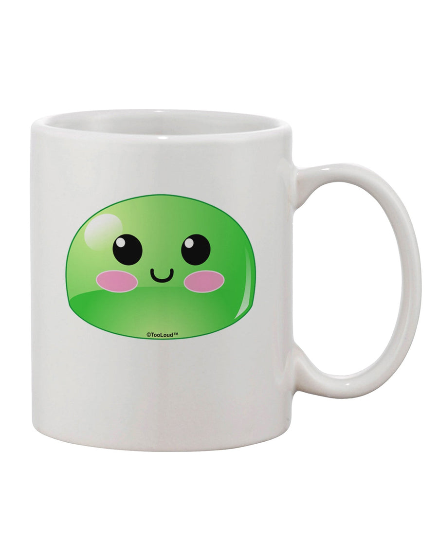 Elevate Your Beverage Experience with the Charming RPG Slime - Green Printed 11 oz Coffee Mug by TooLoud-11 OZ Coffee Mug-TooLoud-White-Davson Sales