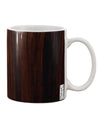 Elevate Your Beverage Experience with the Exquisite Dark Wood Look Printed 11 oz Coffee Mug All Over Print - TooLoud-11 OZ Coffee Mug-TooLoud-White-Davson Sales