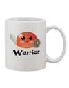 Elevate Your Beverage Experience with the Exquisite RPG Slime - Warrior Printed 11 oz Coffee Mug by TooLoud-11 OZ Coffee Mug-TooLoud-White-Davson Sales