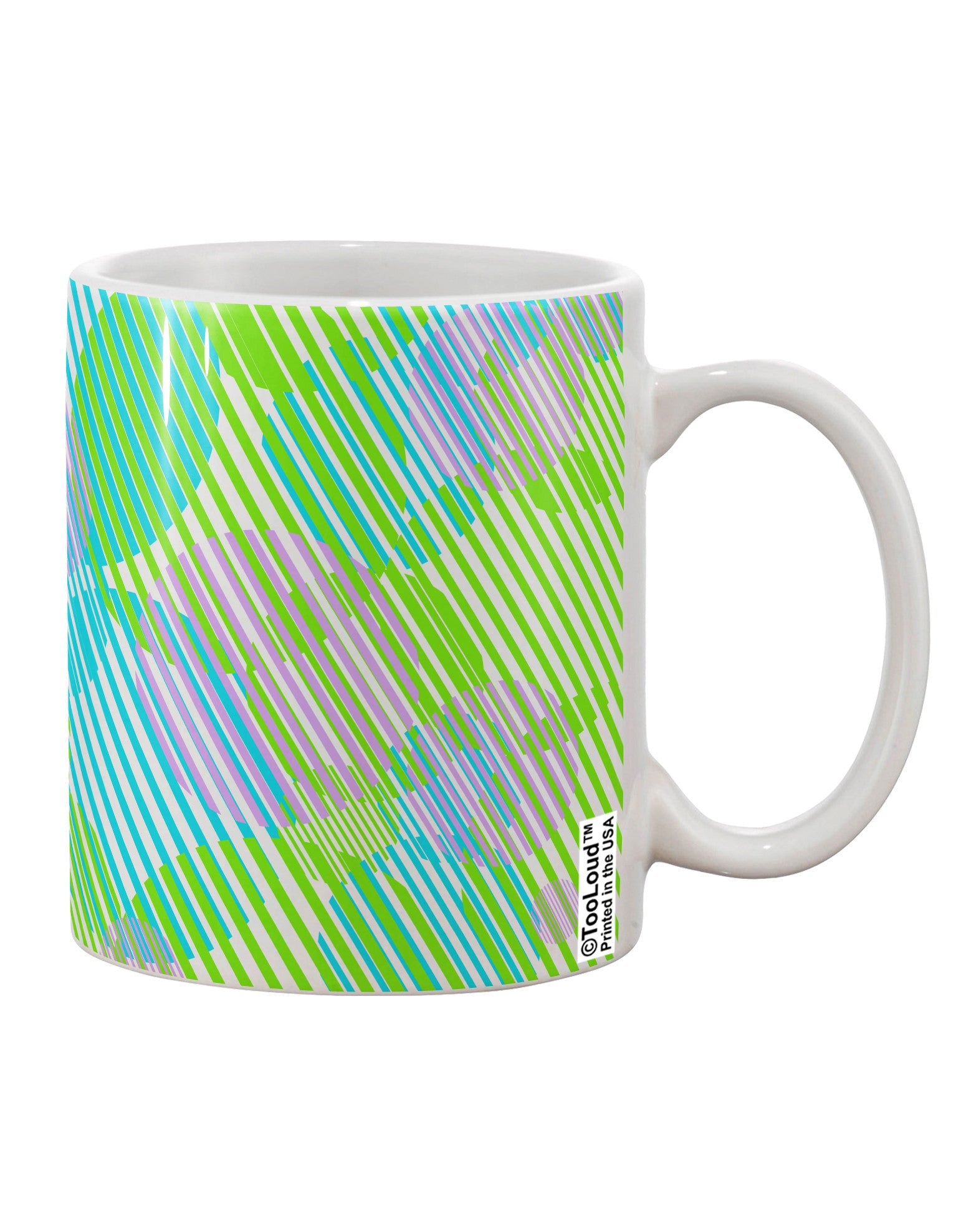 Elevate Your Beverage Experience with the Geometric Circles Pattern AOP Printed 11 oz Coffee Mug All Over Print - TooLoud-11 OZ Coffee Mug-TooLoud-White-Davson Sales