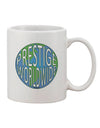 Elevate Your Beverage Experience with the Prestige Worldwide Logo Printed 11 oz Coffee Mug - TooLoud-11 OZ Coffee Mug-TooLoud-White-Davson Sales