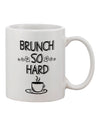 Elevate Your Brunch Experience with our Exquisite Eggs and Coffee Printed 11 oz Coffee Mug - TooLoud-11 OZ Coffee Mug-TooLoud-Davson Sales