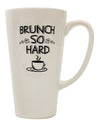 Elevate Your Brunch Experience with the Exquisite 16 Ounce Conical Latte Coffee Mug - TooLoud-Conical Latte Mug-TooLoud-Davson Sales