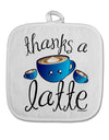 Elevate Your Coffee Experience - Chic Mug with White Fabric Pot Holder Hot Pad - TooLoud-Pot Holder-TooLoud-White-Davson Sales