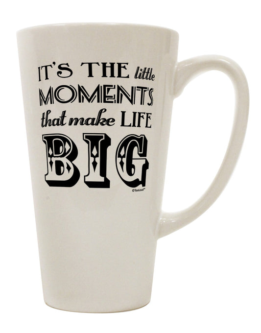 Elevate Your Coffee Experience with the 16 Ounce Conical Latte Coffee Mug - TooLoud-Conical Latte Mug-TooLoud-White-Davson Sales