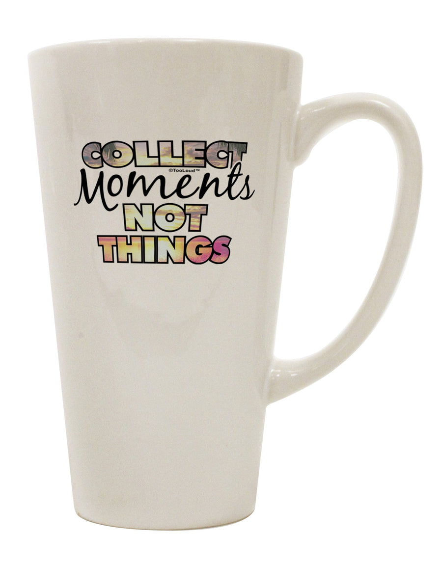 Elevate Your Coffee Experience with the 16 Ounce Conical Latte Coffee Mug - TooLoud-Conical Latte Mug-TooLoud-White-Davson Sales