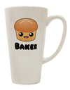 Elevate Your Coffee Experience with the Baker Cute Roll 16 Ounce Conical Latte Coffee Mug - TooLoud-Conical Latte Mug-TooLoud-White-Davson Sales