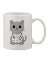 Elevate Your Coffee Experience with the Dr Cat MD - Cute Cat Design Printed 11 oz Coffee Mug by TooLoud-11 OZ Coffee Mug-TooLoud-White-Davson Sales