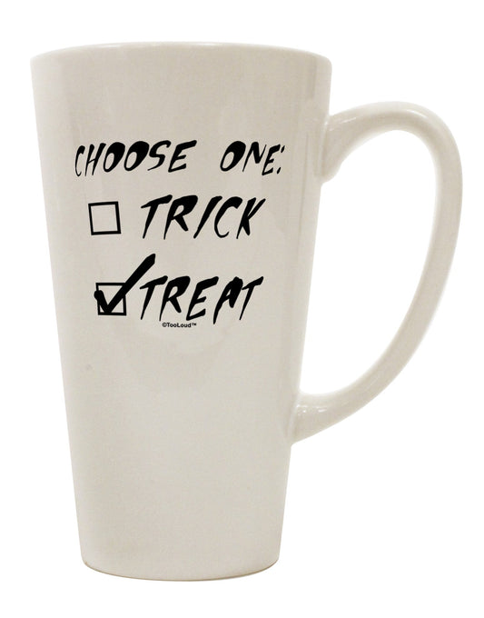 Elevate Your Coffee Experience with the Exquisite 16 Ounce Conical Latte Coffee Mug - TooLoud-Conical Latte Mug-TooLoud-White-Davson Sales