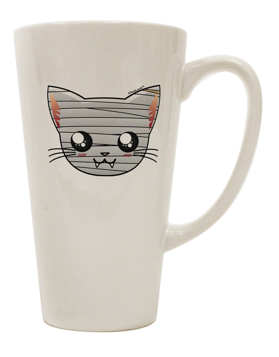 Elevate Your Coffee Experience with the Exquisite Mummy Kitty 16 Ounce Conical Latte Coffee Mug - TooLoud-Conical Latte Mug-TooLoud-White-Davson Sales