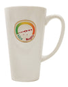 Elevate Your Coffee Experience with the Exquisite Naughty or Nice Meter Nice 16 Ounce Conical Latte Coffee Mug - TooLoud-Conical Latte Mug-TooLoud-White-Davson Sales