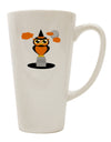 Elevate Your Coffee Experience with the Exquisite Owl Orange 16 Ounce Conical Latte Coffee Mug - TooLoud-Conical Latte Mug-TooLoud-White-Davson Sales