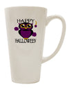 Elevate Your Coffee Experience with the Exquisite Owl Purple Text 16 Ounce Conical Latte Coffee Mug - TooLoud-Conical Latte Mug-TooLoud-White-Davson Sales