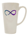 Elevate Your Coffee Experience with the Exquisite Painted Infinity 16 Ounce Conical Latte Coffee Mug - TooLoud-Conical Latte Mug-TooLoud-White-Davson Sales