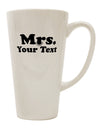 Elevate Your Coffee Experience with the Exquisite Personalized Mrs Classy 16 Ounce Conical Latte Coffee Mug - TooLoud-Conical Latte Mug-TooLoud-White-Davson Sales