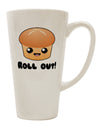 Elevate Your Coffee Experience with the Exquisite Roll 16 Ounce Conical Latte Coffee Mug - TooLoud-Conical Latte Mug-TooLoud-White-Davson Sales