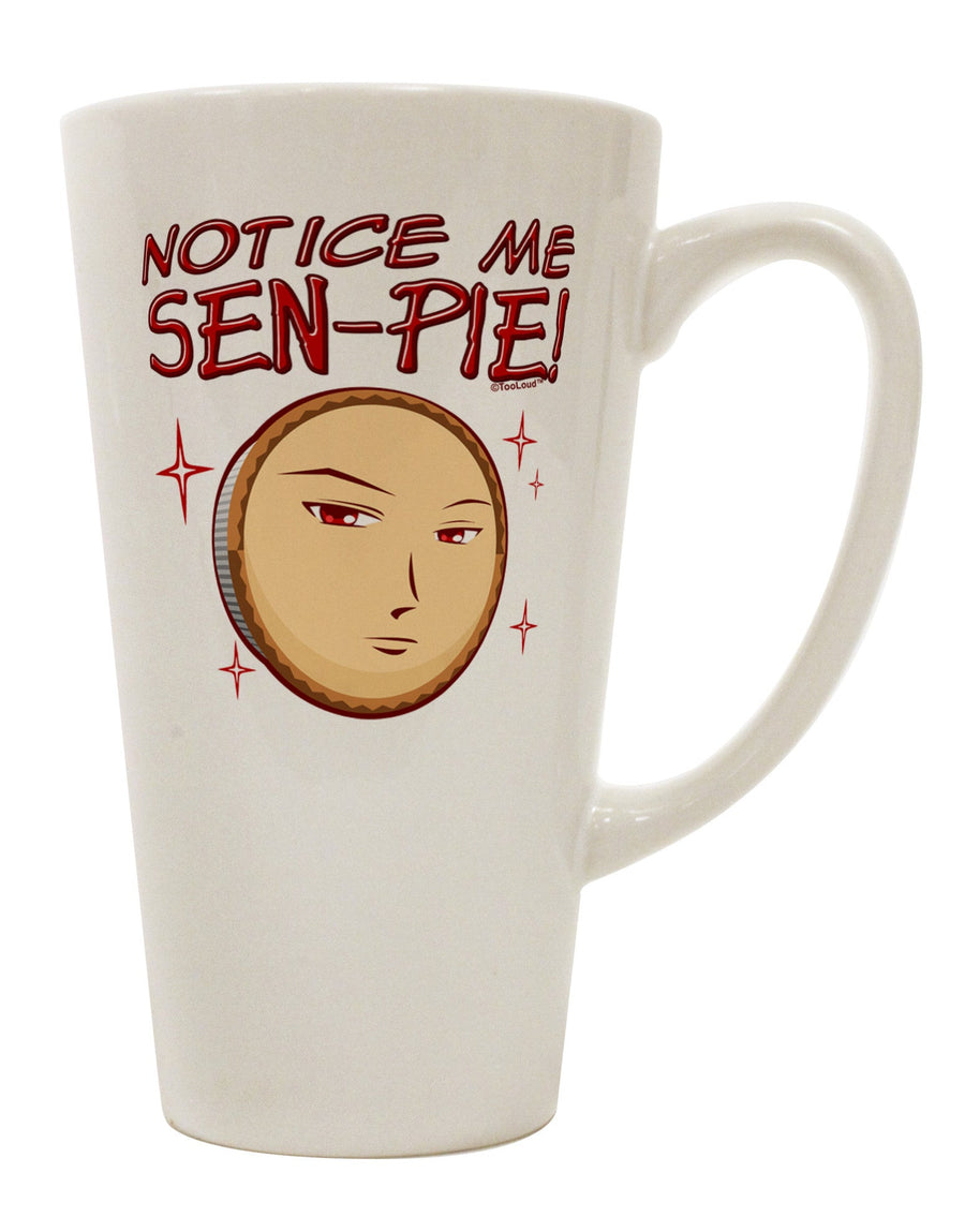 Elevate Your Coffee Experience with the Exquisite Sen-pie 16 Ounce Conical Latte Coffee Mug - TooLoud-Conical Latte Mug-TooLoud-White-Davson Sales