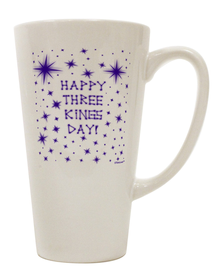 Elevate Your Coffee Experience with the Exquisite Shining Stars 16 Ounce Conical Latte Coffee Mug - TooLoud-Conical Latte Mug-TooLoud-White-Davson Sales