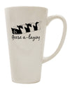 Elevate Your Coffee Experience with the Exquisite Six Geese A Laying Conical Latte Coffee Mug - TooLoud-Conical Latte Mug-TooLoud-White-Davson Sales