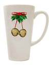 Elevate Your Coffee Experience with the Jingle Balls 16 Ounce Conical Latte Coffee Mug - TooLoud-Conical Latte Mug-TooLoud-White-Davson Sales