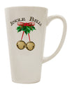 Elevate Your Coffee Experience with the Jingle Bells 16 Ounce Conical Latte Coffee Mug - TooLoud-Conical Latte Mug-TooLoud-White-Davson Sales