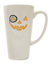 Elevate Your Coffee Experience with the Monocle Jack-o-Lantern Color 16 Ounce Conical Latte Coffee Mug - TooLoud-Conical Latte Mug-TooLoud-White-Davson Sales