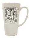 Elevate Your Coffee Experience with the Namaste Rectangle 16 Ounce Conical Latte Coffee Mug - TooLoud-Conical Latte Mug-TooLoud-White-Davson Sales