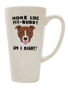 Elevate Your Coffee Experience with the Pit Buddy 16 Ounce Conical Latte Coffee Mug - TooLoud-Conical Latte Mug-TooLoud-White-Davson Sales