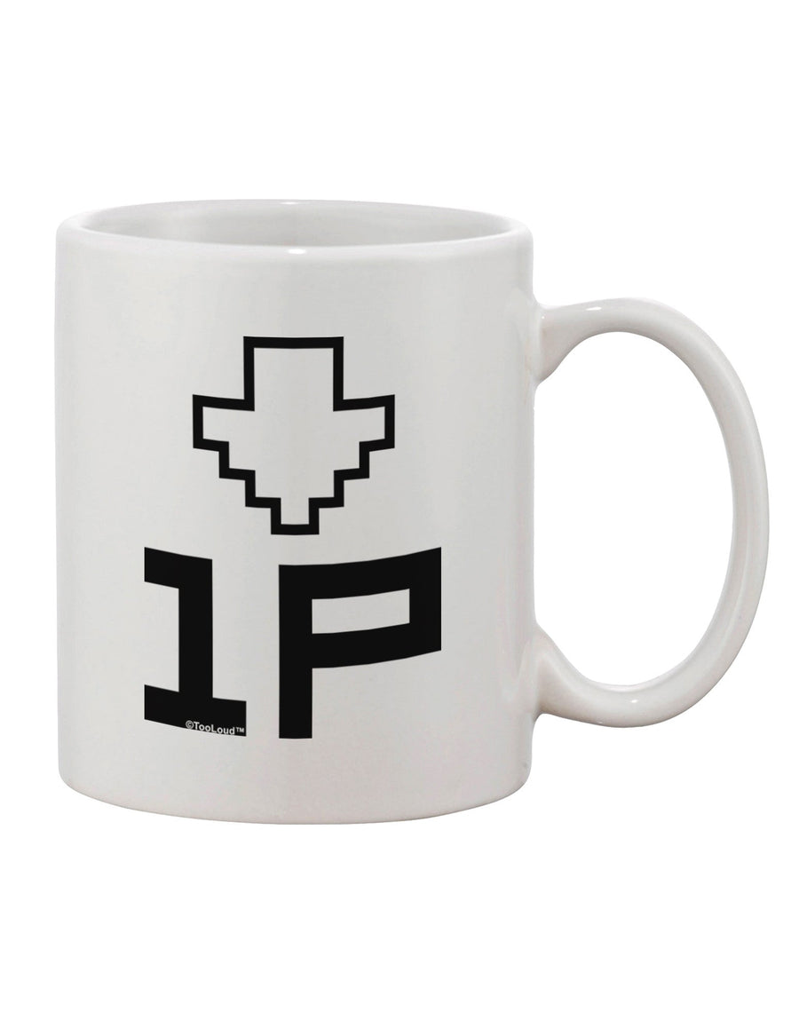 Elevate Your Coffee Experience with the Player One Couples Design Printed 11 oz Coffee Mug - TooLoud-11 OZ Coffee Mug-TooLoud-White-Davson Sales