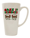 Elevate Your Coffee Experience with the Reindeer 16 Ounce Conical Latte Coffee Mug - TooLoud-Conical Latte Mug-TooLoud-White-Davson Sales