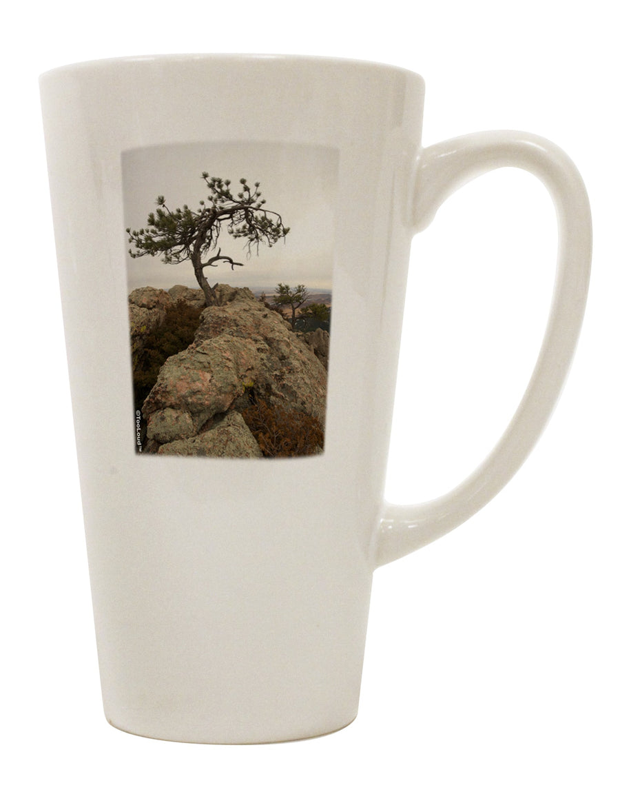 Elevate Your Coffee Experience with the Stone Tree Colorado 16 Ounce Conical Latte Coffee Mug - TooLoud-Conical Latte Mug-TooLoud-White-Davson Sales