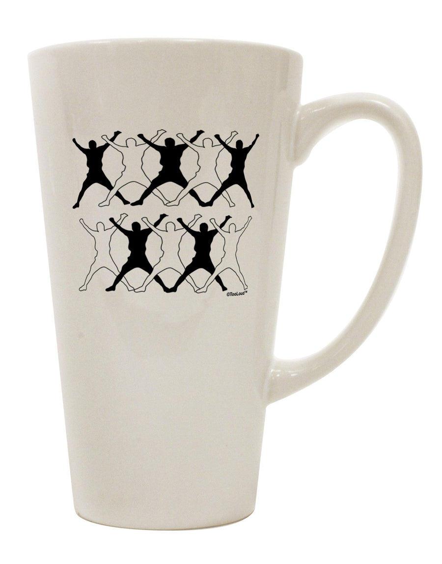 Elevate Your Coffee Experience with the Ten Lords A Leaping 16 Ounce Conical Latte Coffee Mug - TooLoud-Conical Latte Mug-TooLoud-White-Davson Sales