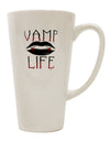 Elevate Your Coffee Experience with the Vamp Life 16 Ounce Conical Latte Coffee Mug - TooLoud-Conical Latte Mug-TooLoud-White-Davson Sales