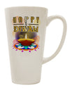 Elevate Your Diwali Celebration with the Exquisite Rangoli and Diya 16 Ounce Conical Latte Coffee Mug - TooLoud-Conical Latte Mug-TooLoud-White-Davson Sales