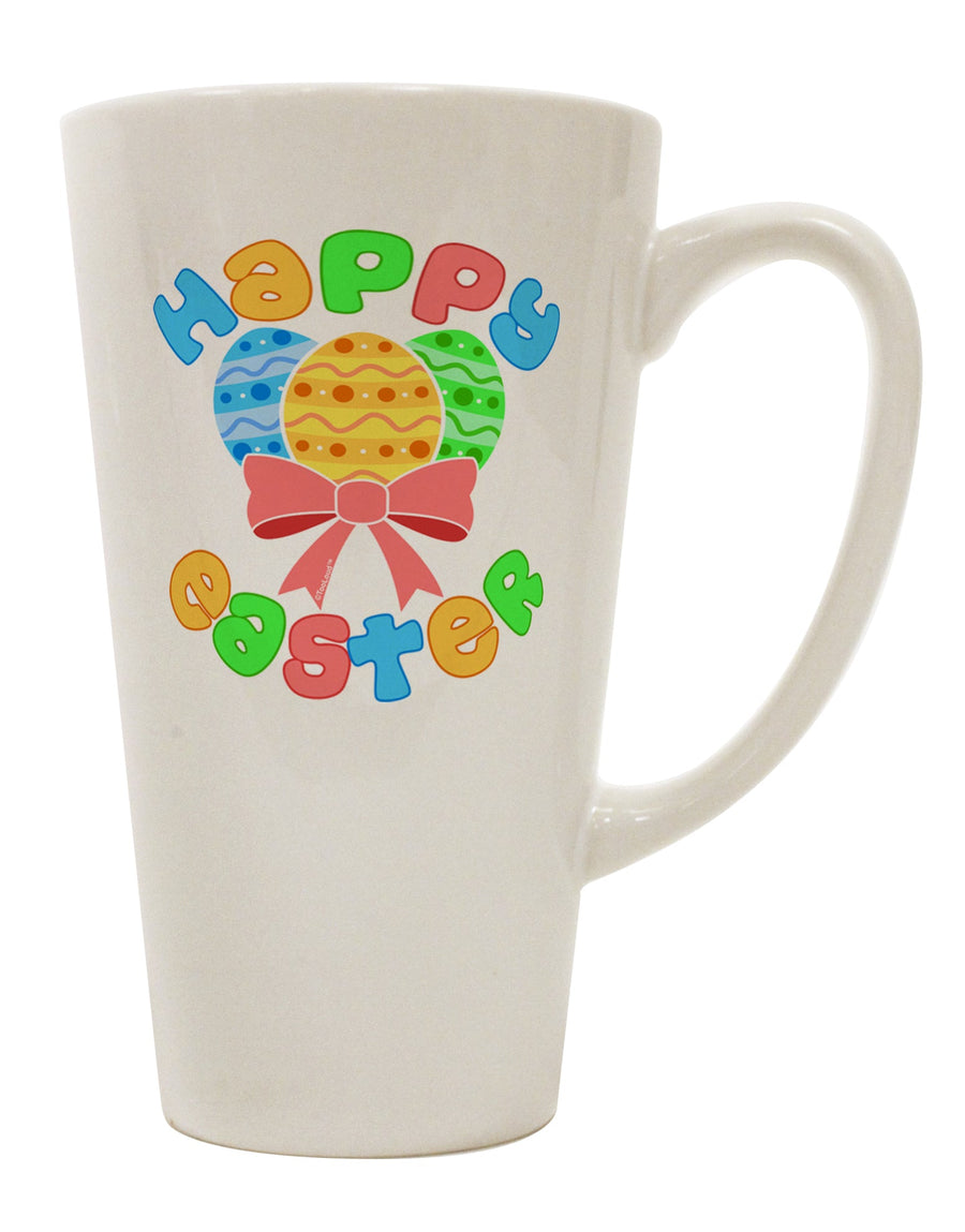 Elevate Your Easter Celebration with the Exquisite 16 Ounce Conical Latte Coffee Mug - TooLoud-Conical Latte Mug-TooLoud-White-Davson Sales