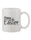 Elevate Your Easter Celebration with the Exquisite Cross Printed 11 oz Coffee Mug - TooLoud-11 OZ Coffee Mug-TooLoud-White-Davson Sales